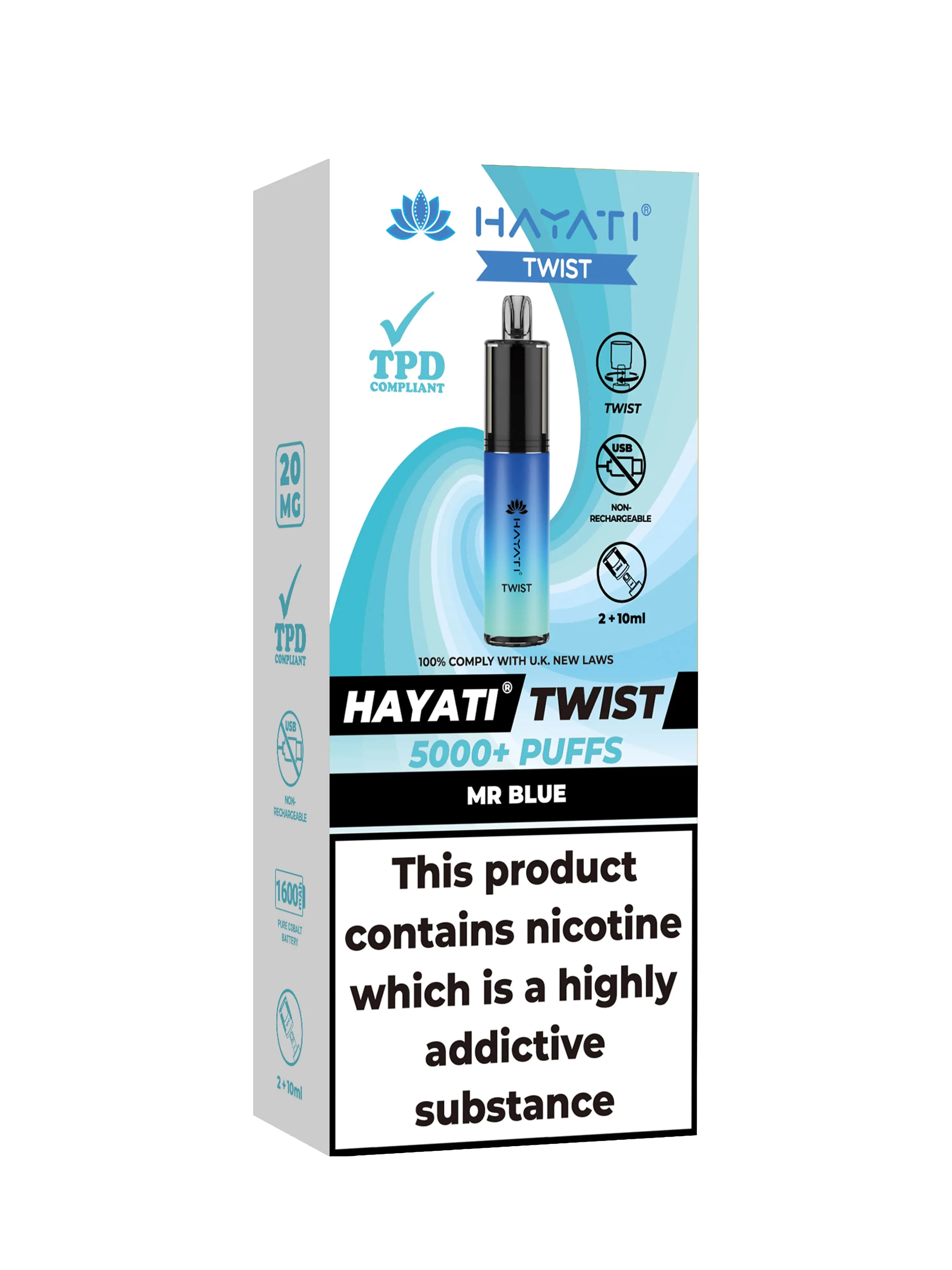  Mr Blue Hayati Twist 5000 Disposable Pod Kit